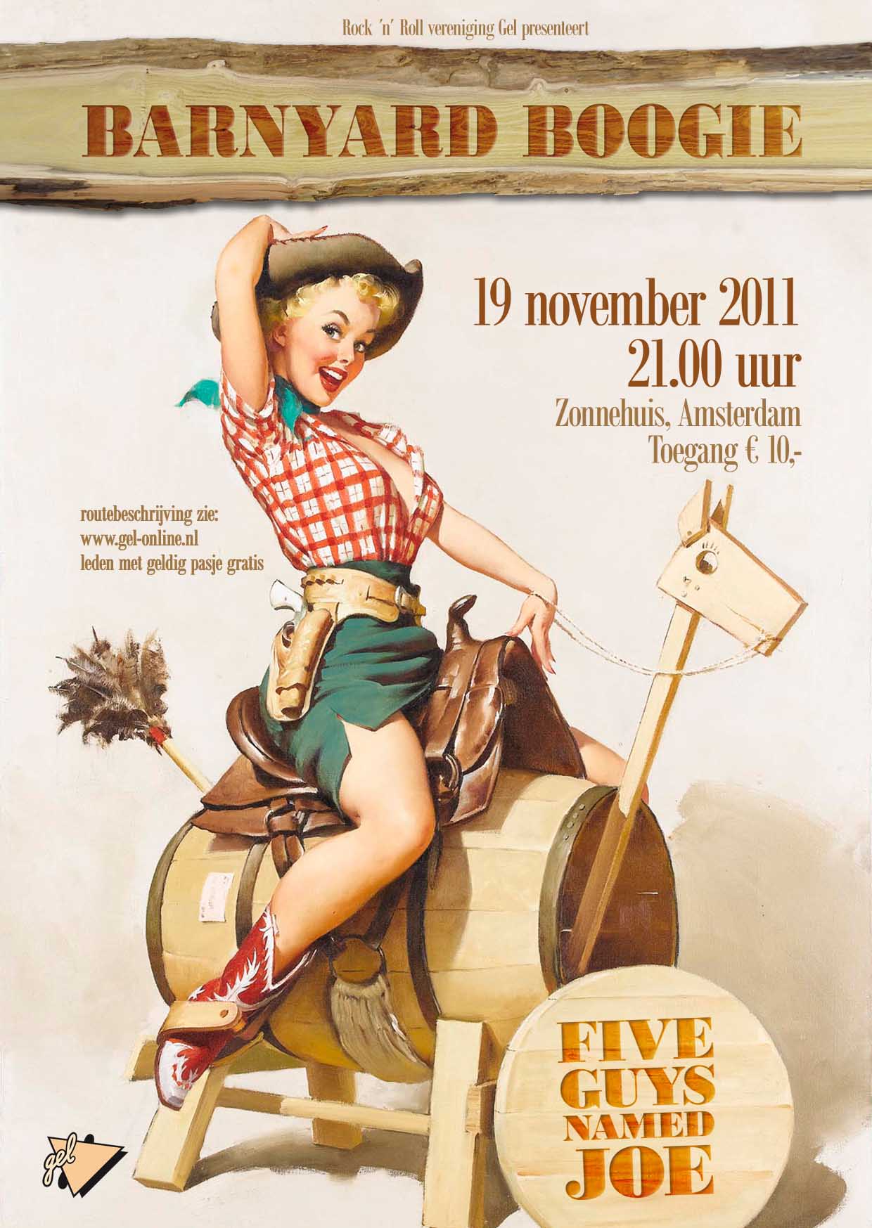 Barnyard Boogie op 19 november in het Zonnehuis